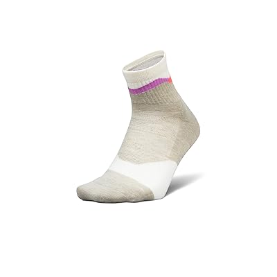 Feetures Trail Max Cushion Quarter Quarter Length Socks Shoes Mountain High Cream