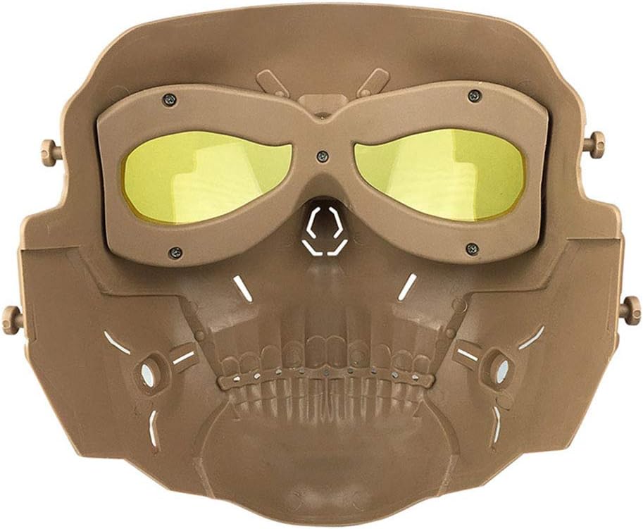 Outdoor Paintball Shooting Face Protection Gear Tactical Halloween Cosplay Horror Skull Mask