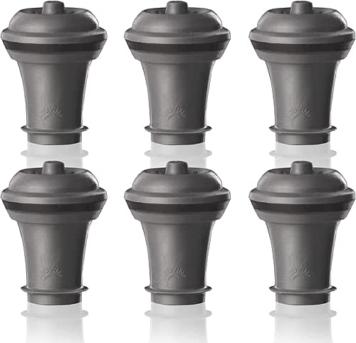 Vacu Vin Wine Saver Vacuum Stoppers – Set of 6
