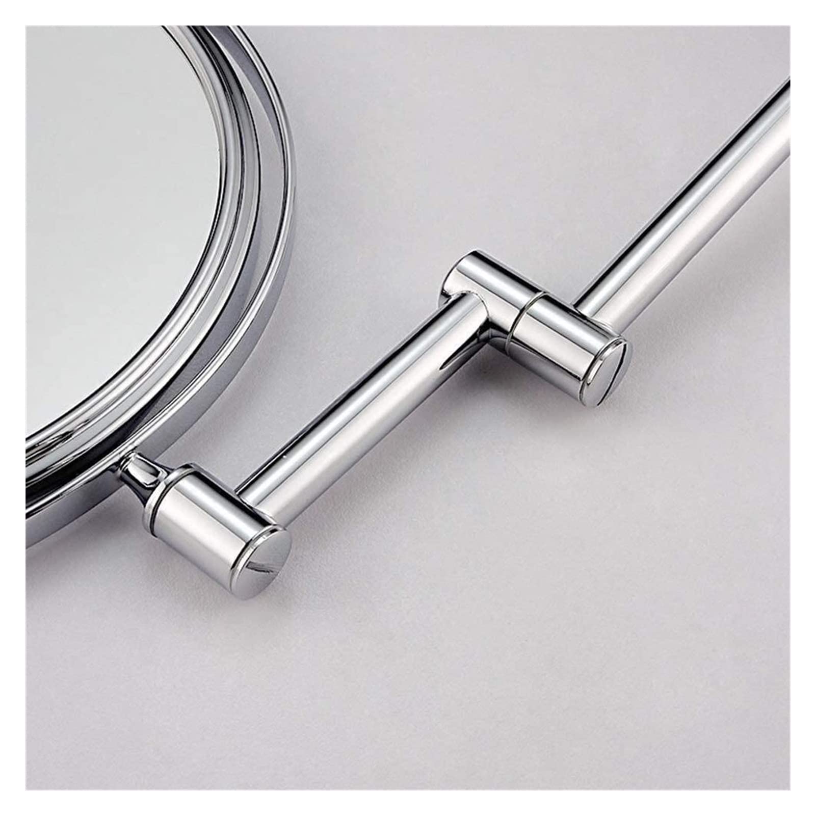 Specchio cosmetico per Trucco Specchio per Trucco da 8 Pollici in Rame Specchio per Trucco a Parete Specchio ingranditore da Bagno 5 Volte