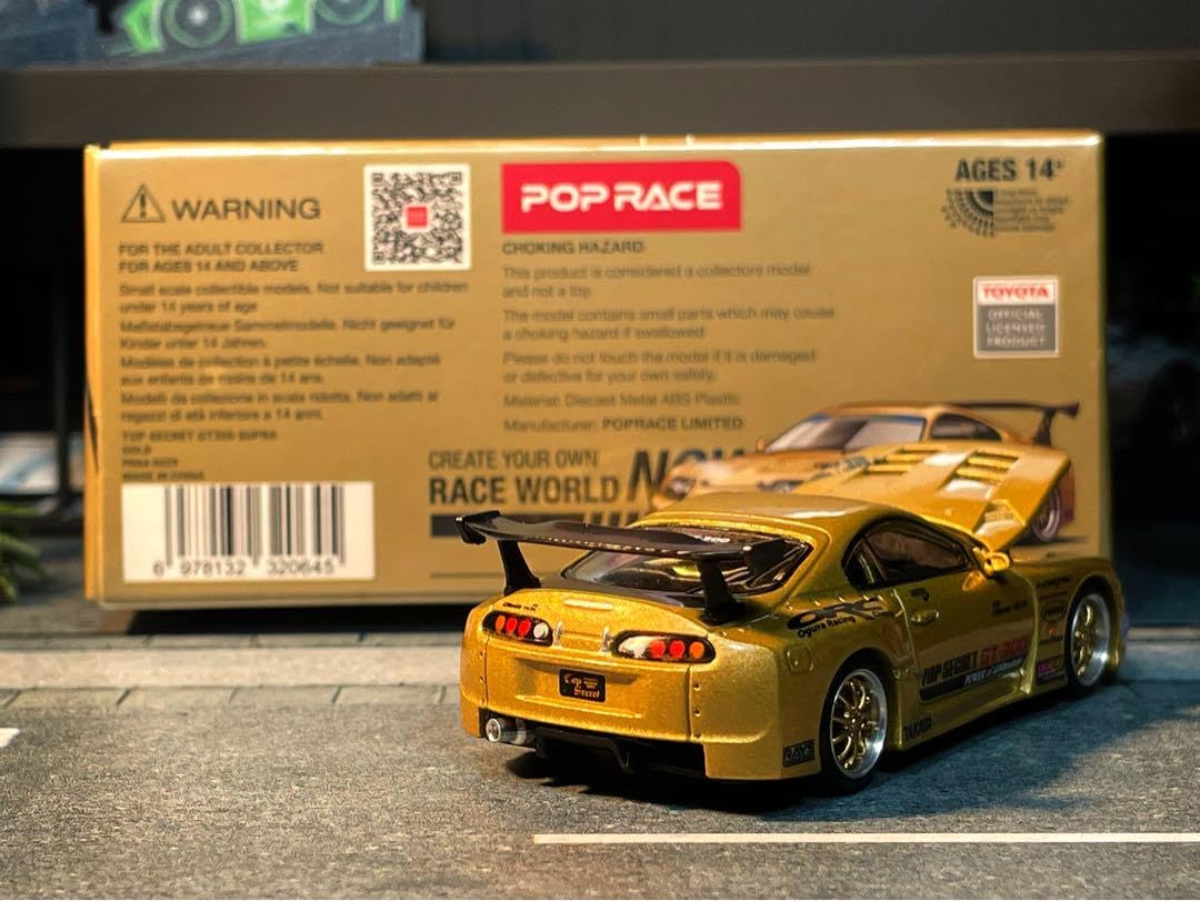Amazon | ポップレース 1/64 トップシークレット GT300 80 スープラ