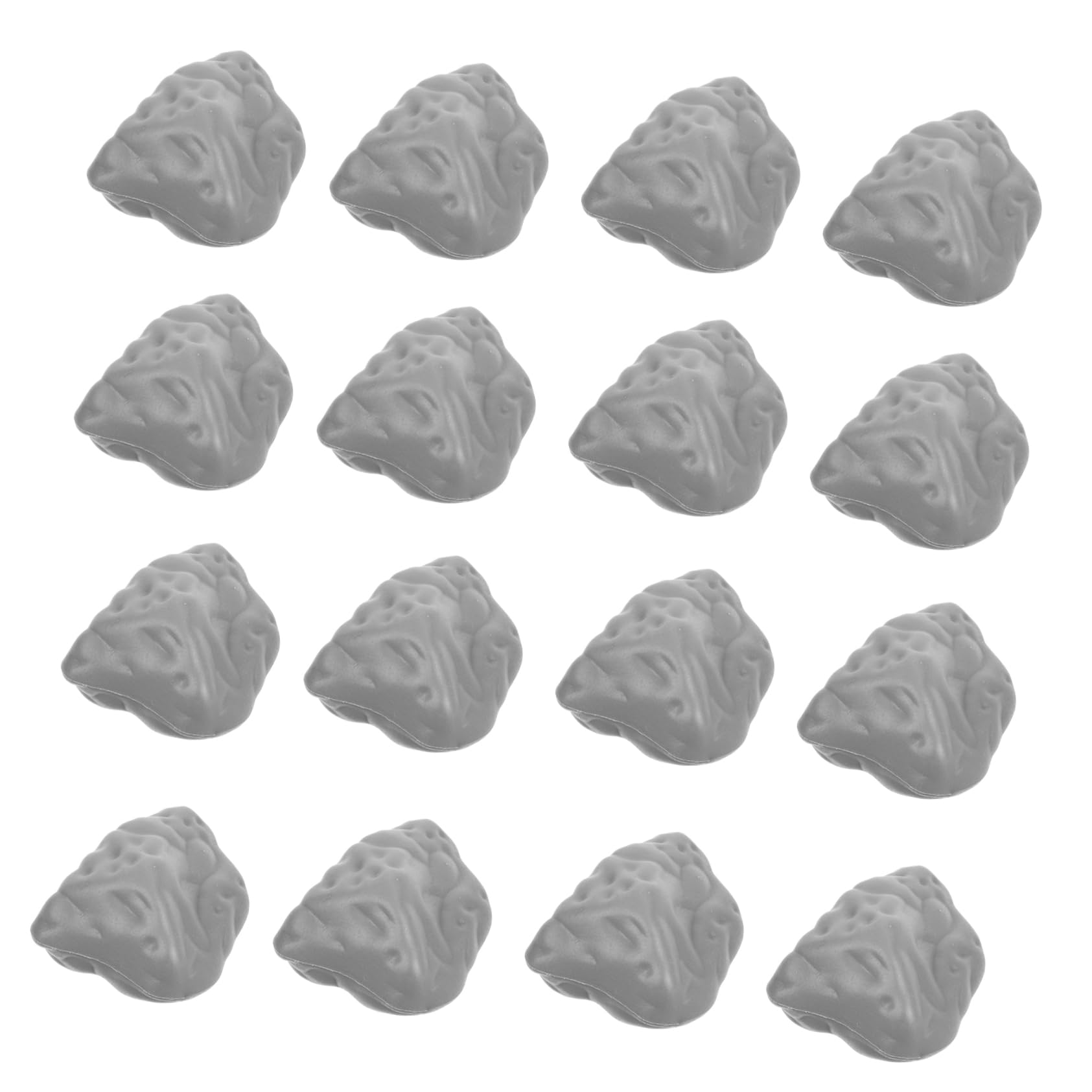 Photo 1 of NAMOARLY 100pcs Realistic Fake Rock Garden Decorations Grey Stones Diorama Micro Train Landscape Decorative Rocks
