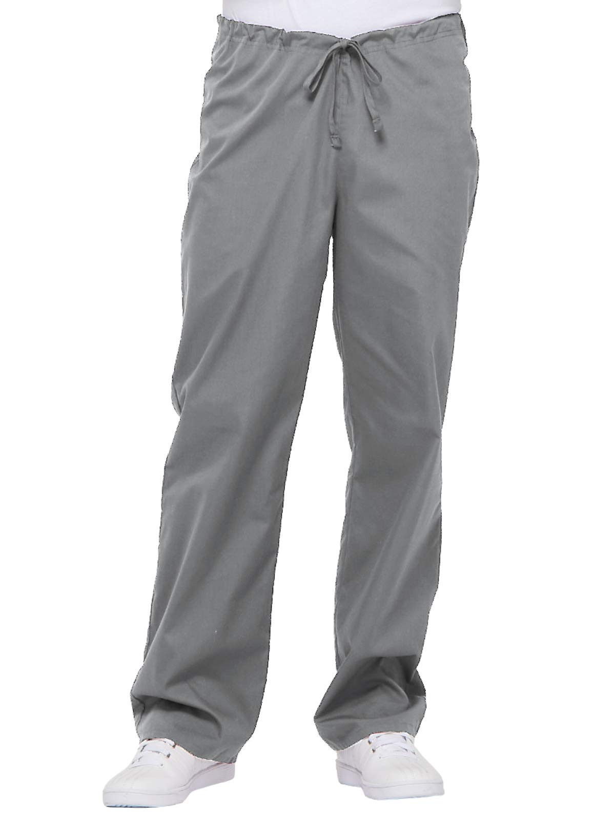 Dickies Women's EDS Signature Unisex Drawstring Scrub Pant, Grey, S