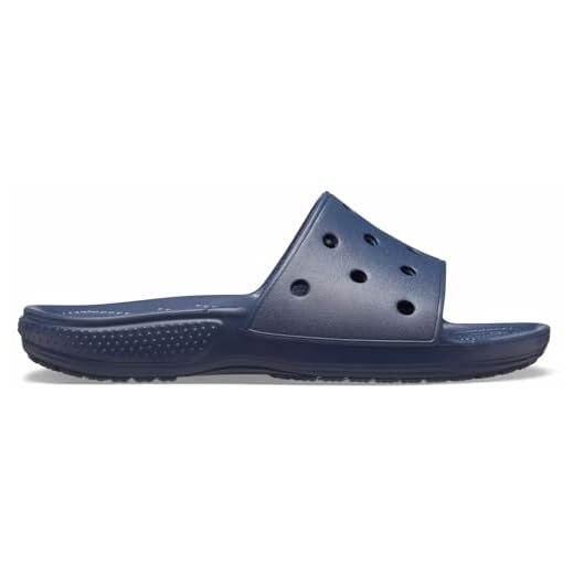 Sandálias Crocs Classic Crocs Slide adulto-unissex, Navy, 37