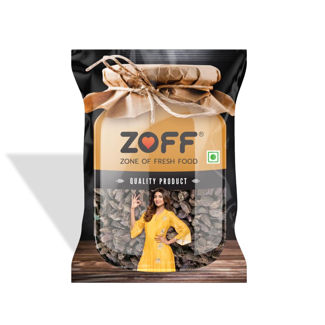 Zoff Big Cardamom | Badi Elaichi | Net Weight 50 g