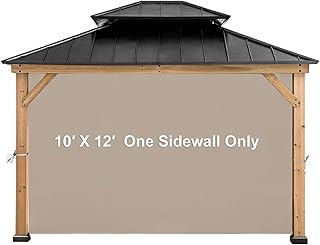 CoastShade Gazebo Replacement Sunwall for 8x8/10x10/10x12 Outdoor Gazebo,1 Panel Sidewall Only