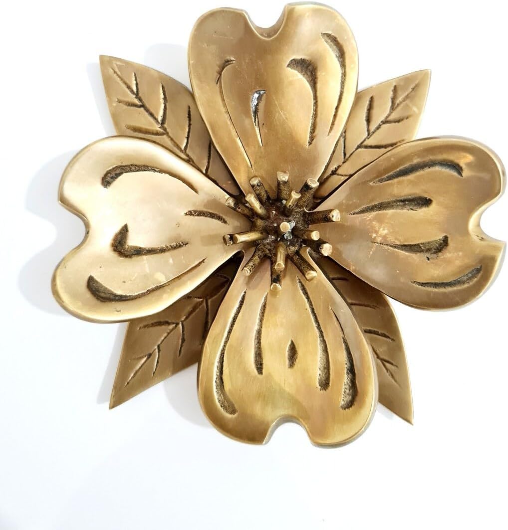 Solid Brass Round Flower Door Knocker - Holiday Gift - Amazon.com