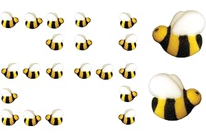 Wilton Bees- Bumblebee Cake Edible Sugar Decorations