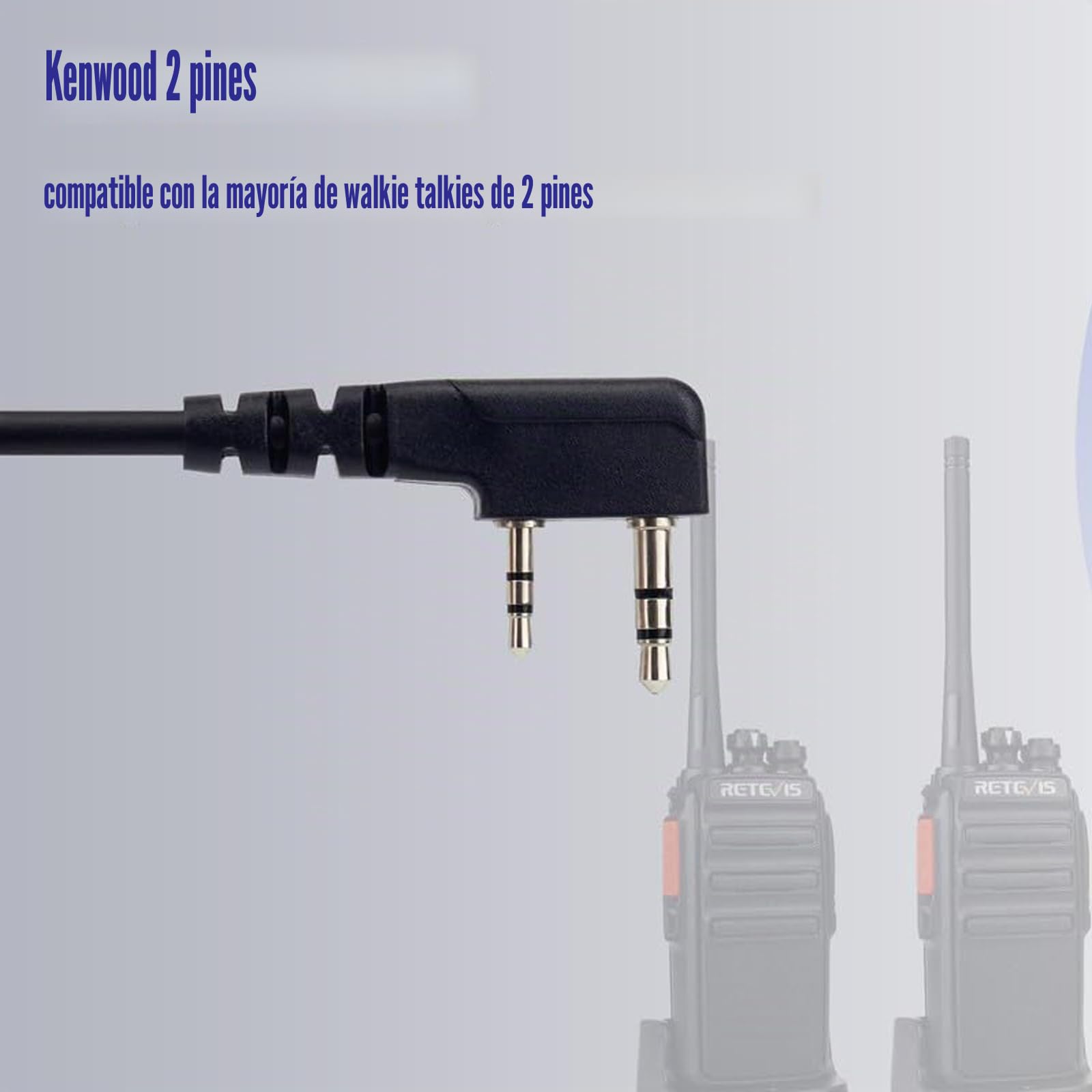 Retevis RT24 Walkie-Talkie Professionali e Cavo USB di Programmazione, PMR446 Licenza-Libero, CTCSS/DCS, Ricetrasmettitore Lunga Distanza con Auricolare
