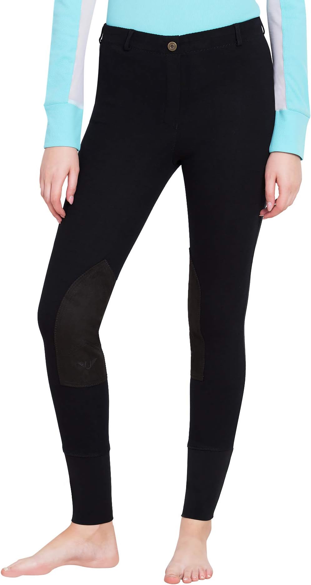 TuffRider Ladies Starter LowRise Pull-On Knee Patch Breeches