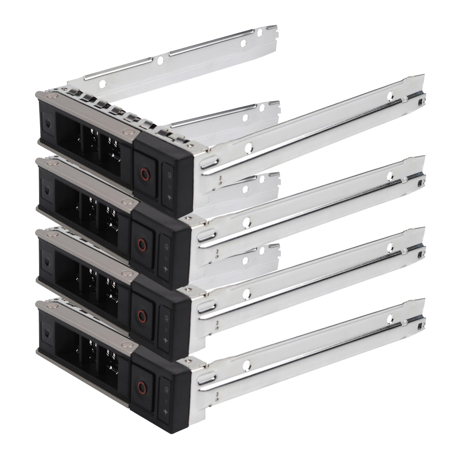 Lot de 4 Disque Dur Plateau Caddie SAS SATA 3,5 Pouces LFF 14ème génération X7K8W Y796F Tray Caddy pour Dell XC640-10 XC740xd-12 R240 R340 R440 R540 R640 R740 R840 R940