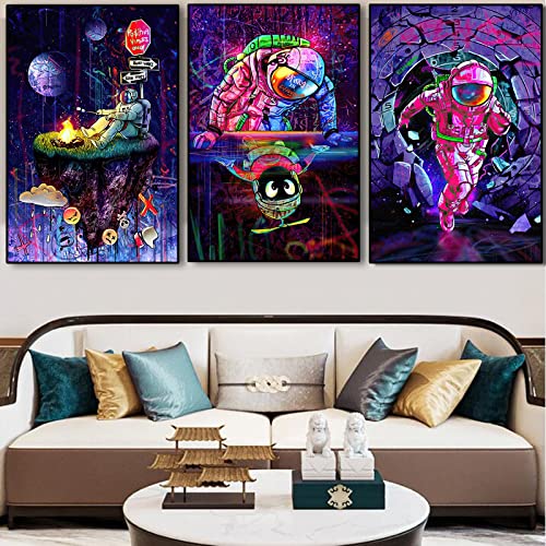 Images abstraites pour salon de standing - Toile Pop Art grand format haute définition