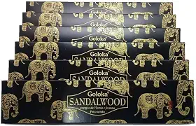 Incenso Goloka Massala Sandalwood Sândalo Cx.6un.15g