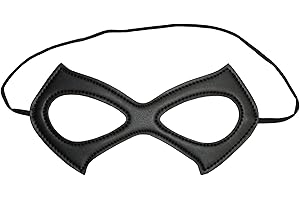 Black Leather Catwoman Mask Adult
