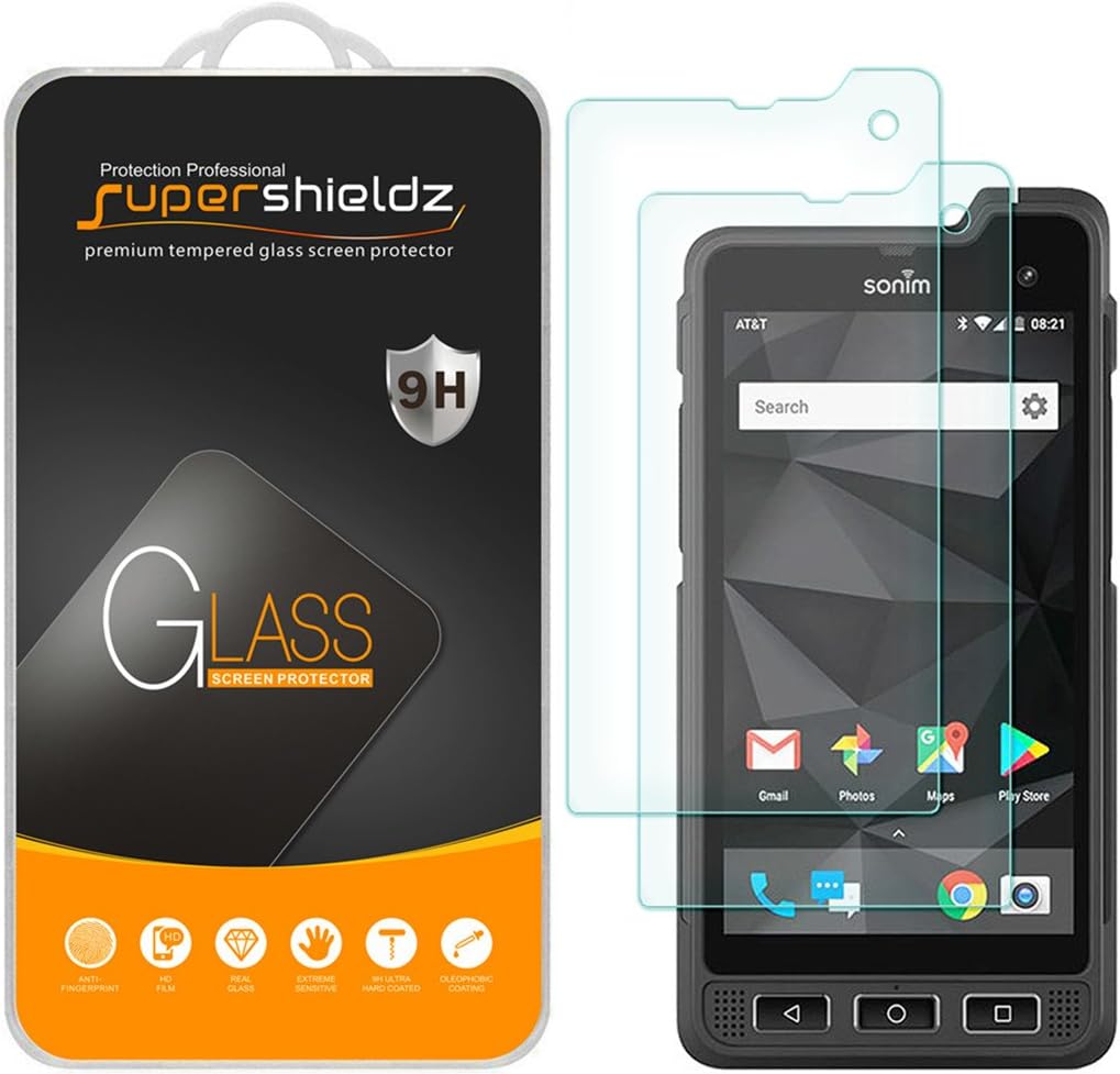 [2-Pack] for Sonim XP8 Tempered Glass Screen Protector, Anti-Scratch, Bubble Free, Lifetime Replacement