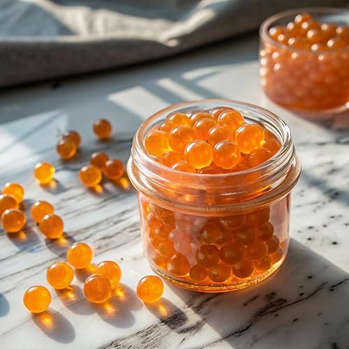 Vista 144 de Fanale Perlas de fresa y mango, veganas, sin OMG, sin gluten, sin grasa, perfectas para té de burbujas, batidos, helados, postres y bebidas, 2