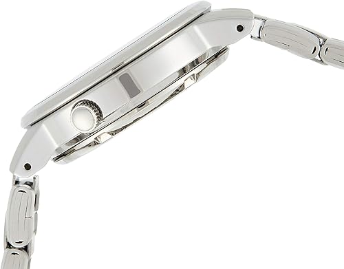 Miniatura 4 de Seiko 5 SNKA07 Reloj automático de acero inoxidable con esfera negra para hombre Negro  Plateado Reloj automático