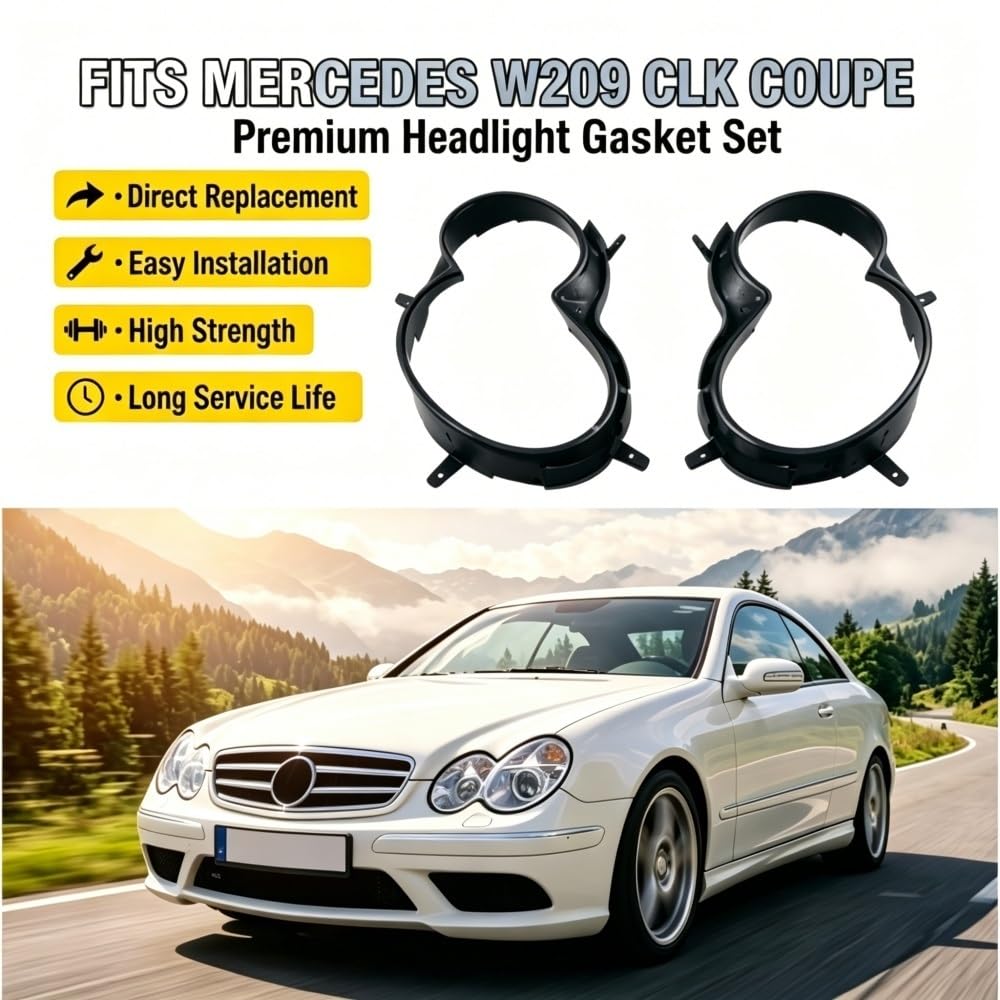 Kit de Luces LED de Repuesto Para W209 CLK Junta De Sellado Faros