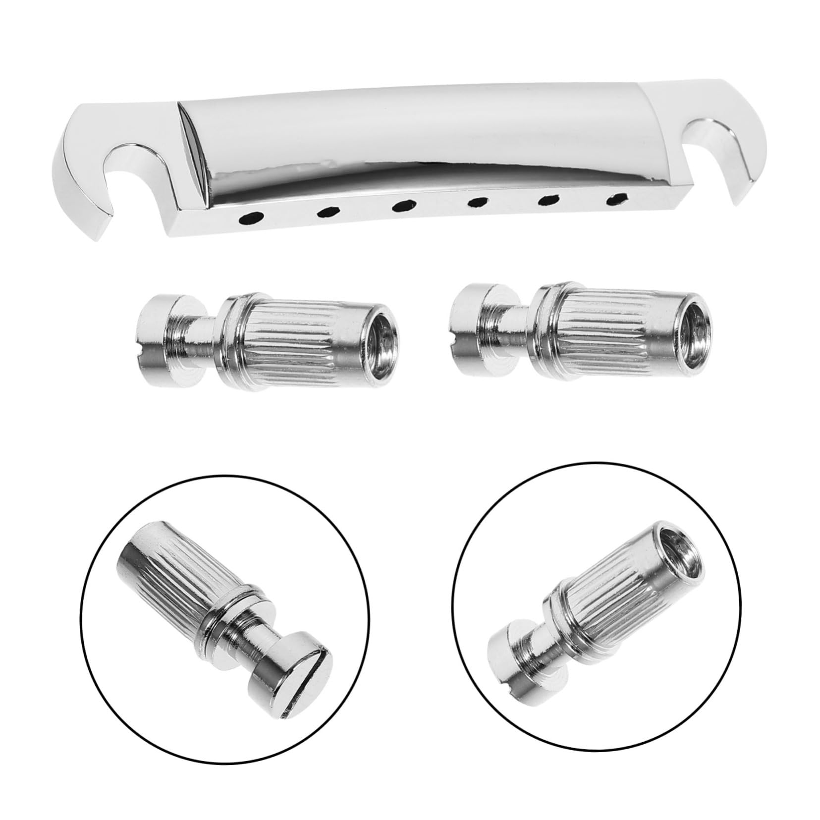 ifundom Replacement for Electric Guitar Metal Tailpiece Set Bridge Accessories
