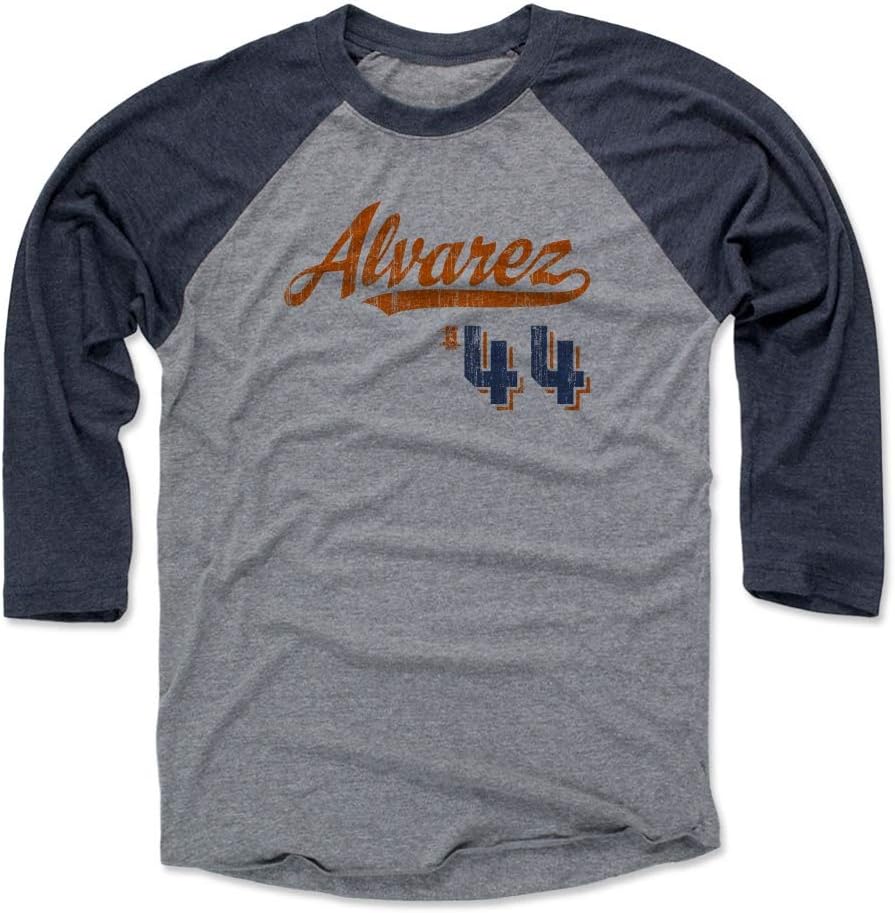 500 LEVEL Yordan Alvarez 3/4 Sleeve Raglan T-Shirt - Yordan Alvarez Script