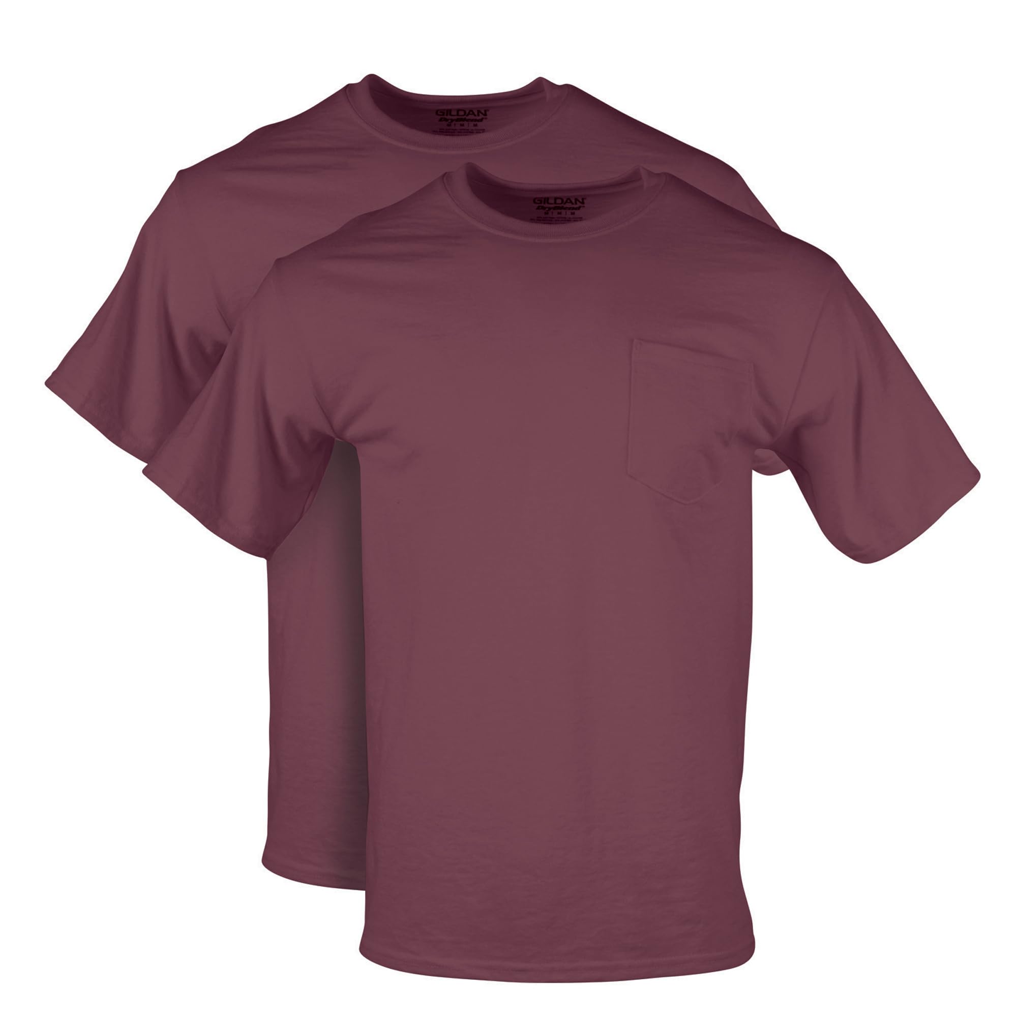 Mens DryBlend Workwear T-Shirts with Pocket, 2-Pack