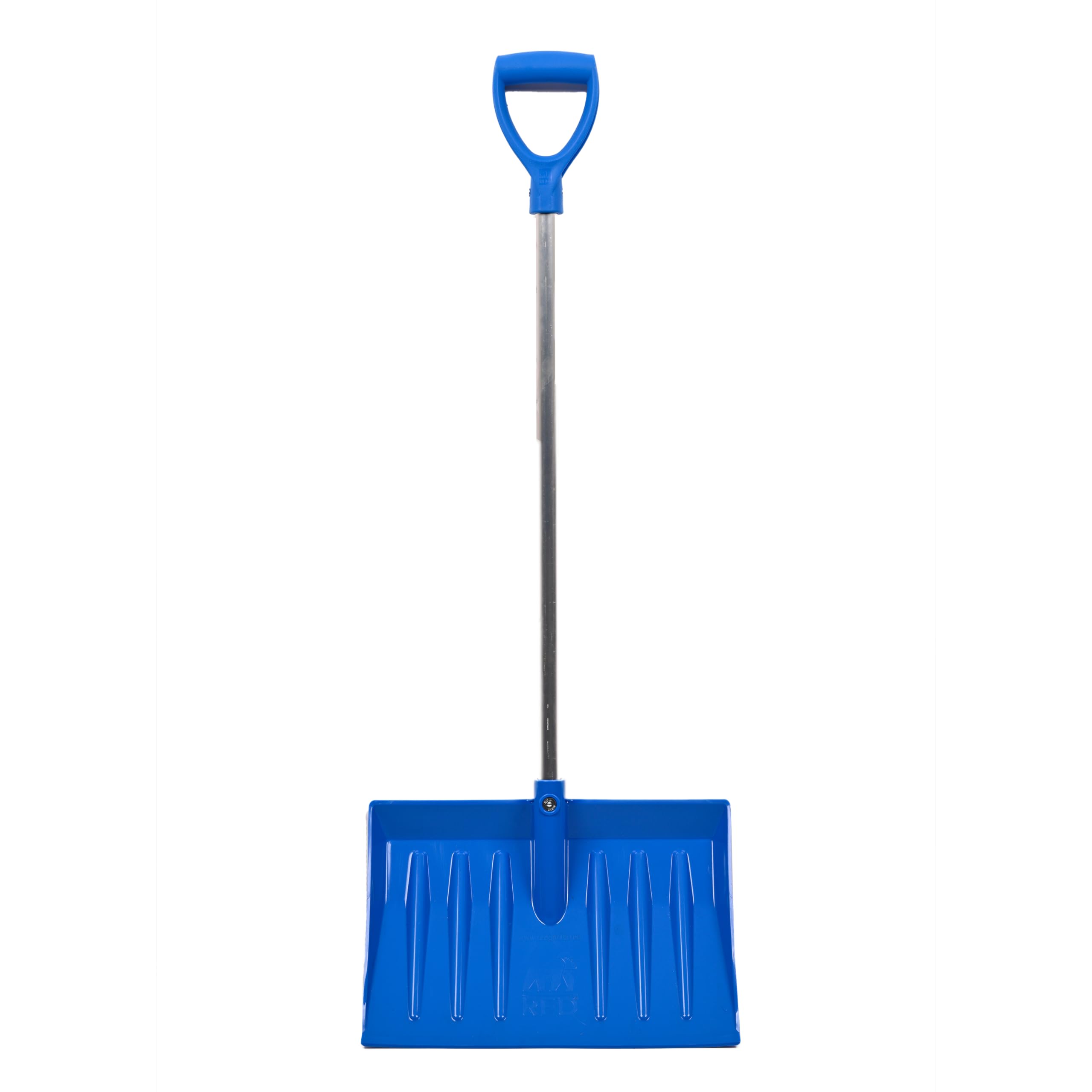 Red Gorilla Small Multi Shovel with D-Grip Handle Short Multi-Purpose Spade Lightweight Tool for Mucking Out Stable Garden Compost or Snow Shovel (Blue)