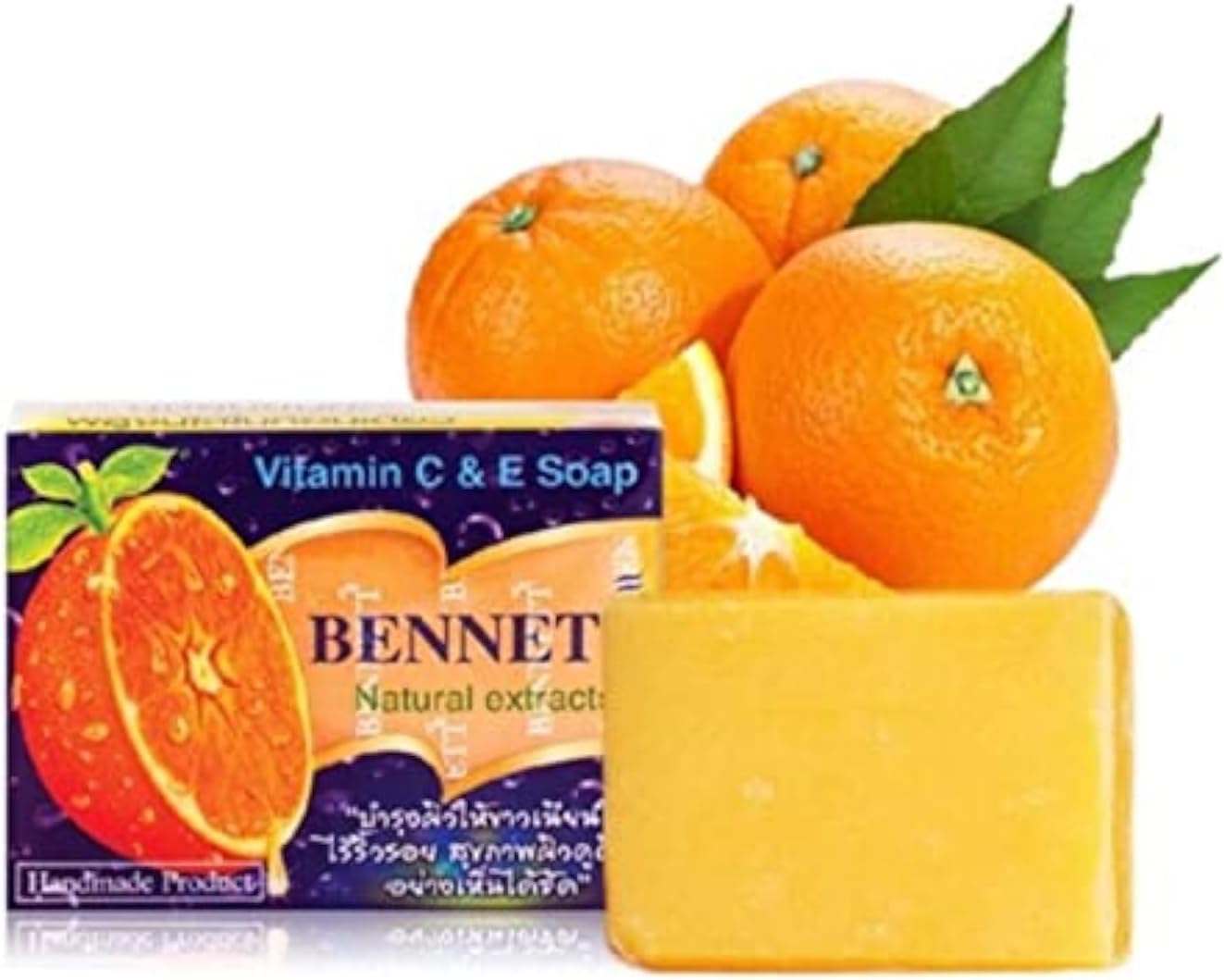 Bennett Vitamin C&E Soap Natural extracts/Thai Soap 130 G.