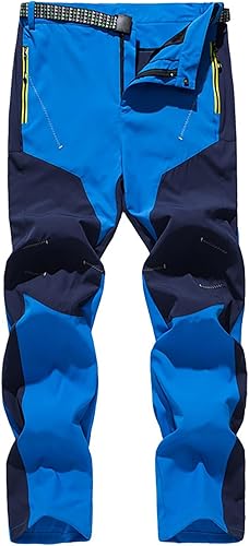 Mens Hiking Pants Thin Lightweight Work Trousers Comfy Loose Lace Up Cargo Pants Simple Jogger Pants Solid Men Sweatpants