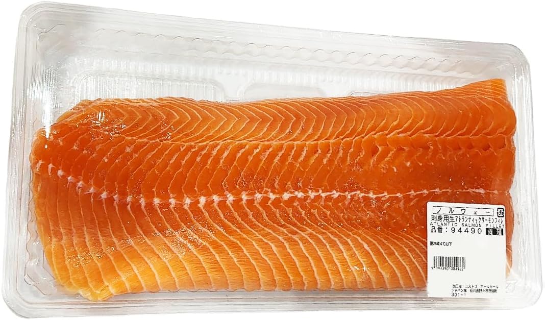 Amazon.co.jp: カークランド 刺身用 アトランティックサーモンフィレ