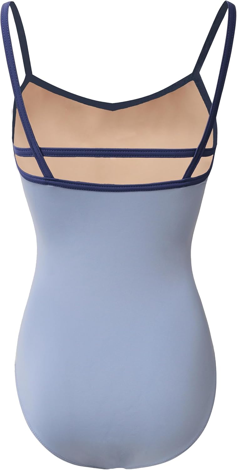 ROYAL SMEELA Leotard for Women Fixed Spaghetti Straps Professional Dancewear Bodysuit for Ballet Yoga Dance Performance