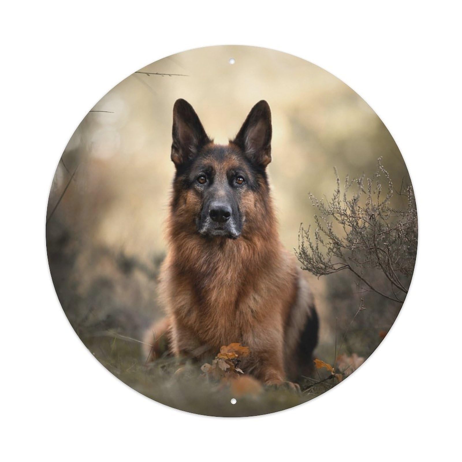 German Shepherd Dog Wildlife Pet Outdoor Classic Metal Tin Sign