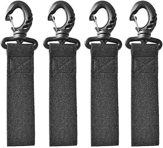 Colcolo 4-piece Pack - Nylon Kayak Canoe Boat Paddel Holder Clips Paddel Holder