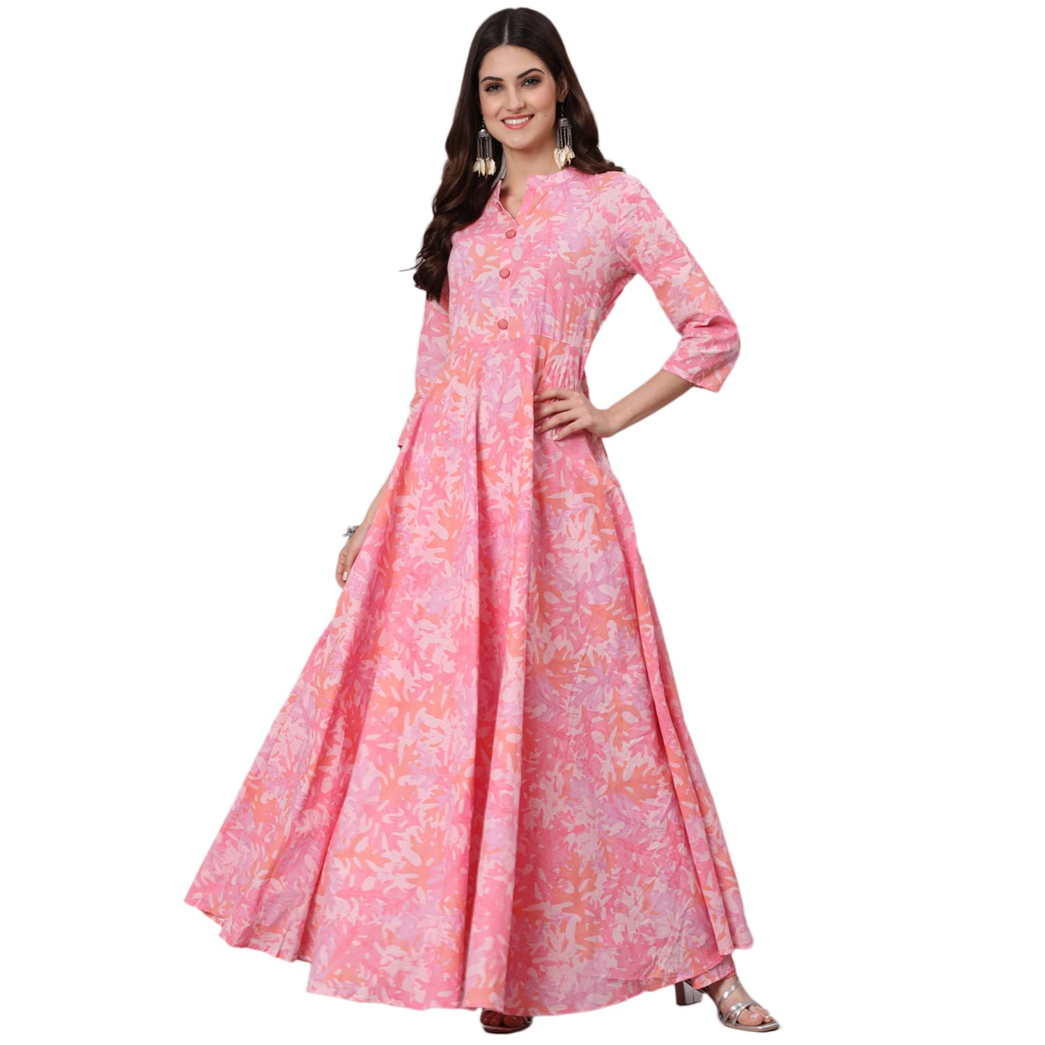 GULMOHAR JAIPURWomen’s Cotton Flared Kurta