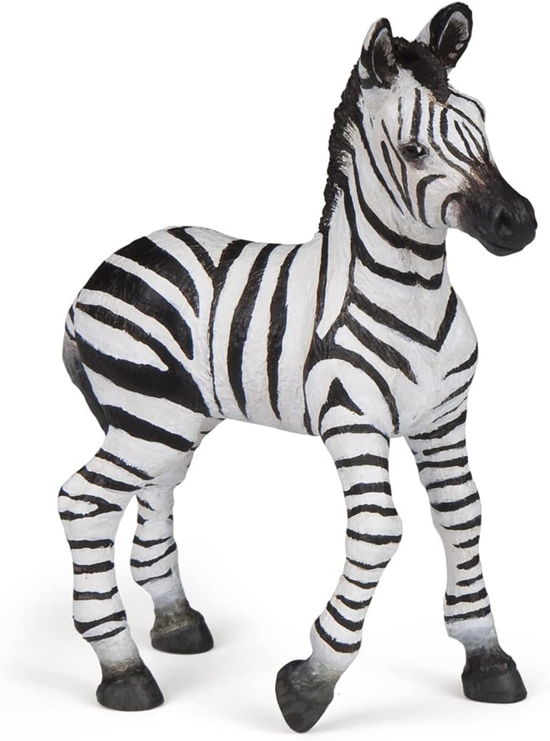 Papo - Realistic Baby Zebra Figure - Ages 3+ - Wild Life Collection - Educational Play Young Savannah Animals - Gift Idea Toy for Girls and Boys
