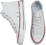 Women's Canvas High Top Sneakers Lace Up Casual Fashion Shoes
