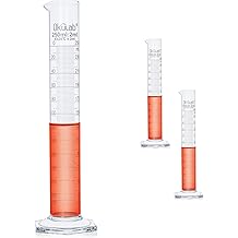 Cylindre Gradué En Verre Borosilicate 500 Ml - Pour Laboratoire, école Ou Cuisine - Mesure Précise Des Liquides