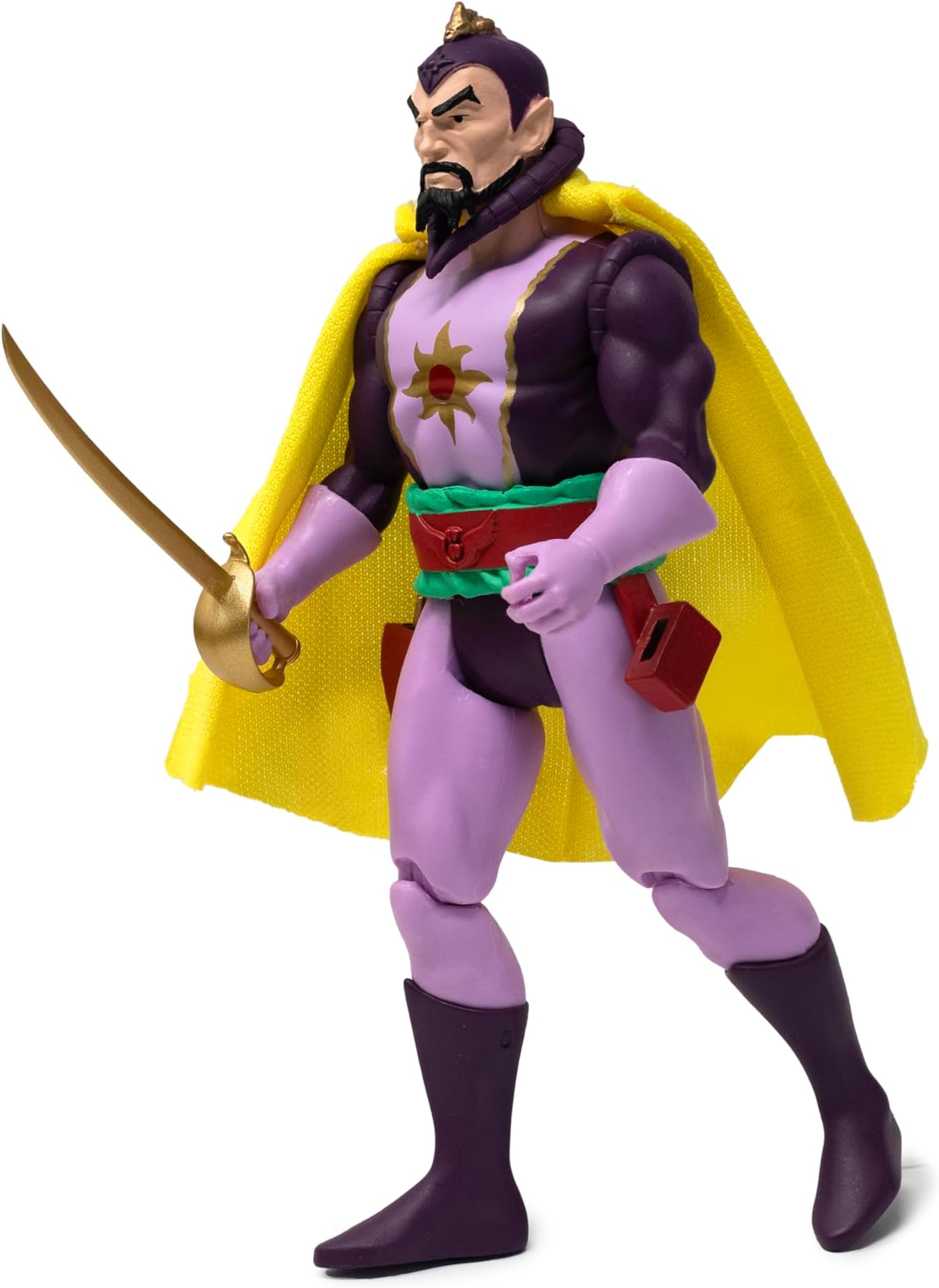 Boss Fight Studio Ming The Merciless from Flash Gordon, King Features Comics Power Stars Collectible Action Figure – Retro-Style Figurine with Accessories and Detailed Sculpting – 5” Tall