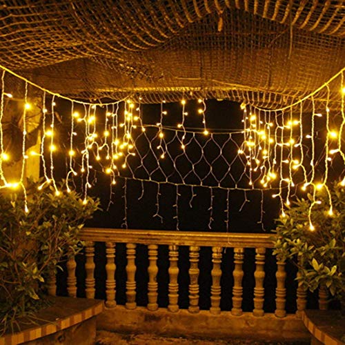 Oulin's Icicle Lights Curtain String Lights