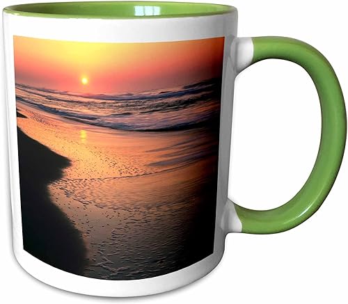 Vista 9 de 3dRose North Carolina, Cape Lookout Lighthouse-US34 LSE0035-Lynn Seldon - Taza de dos tonos, 11 onzas, negro/blanco