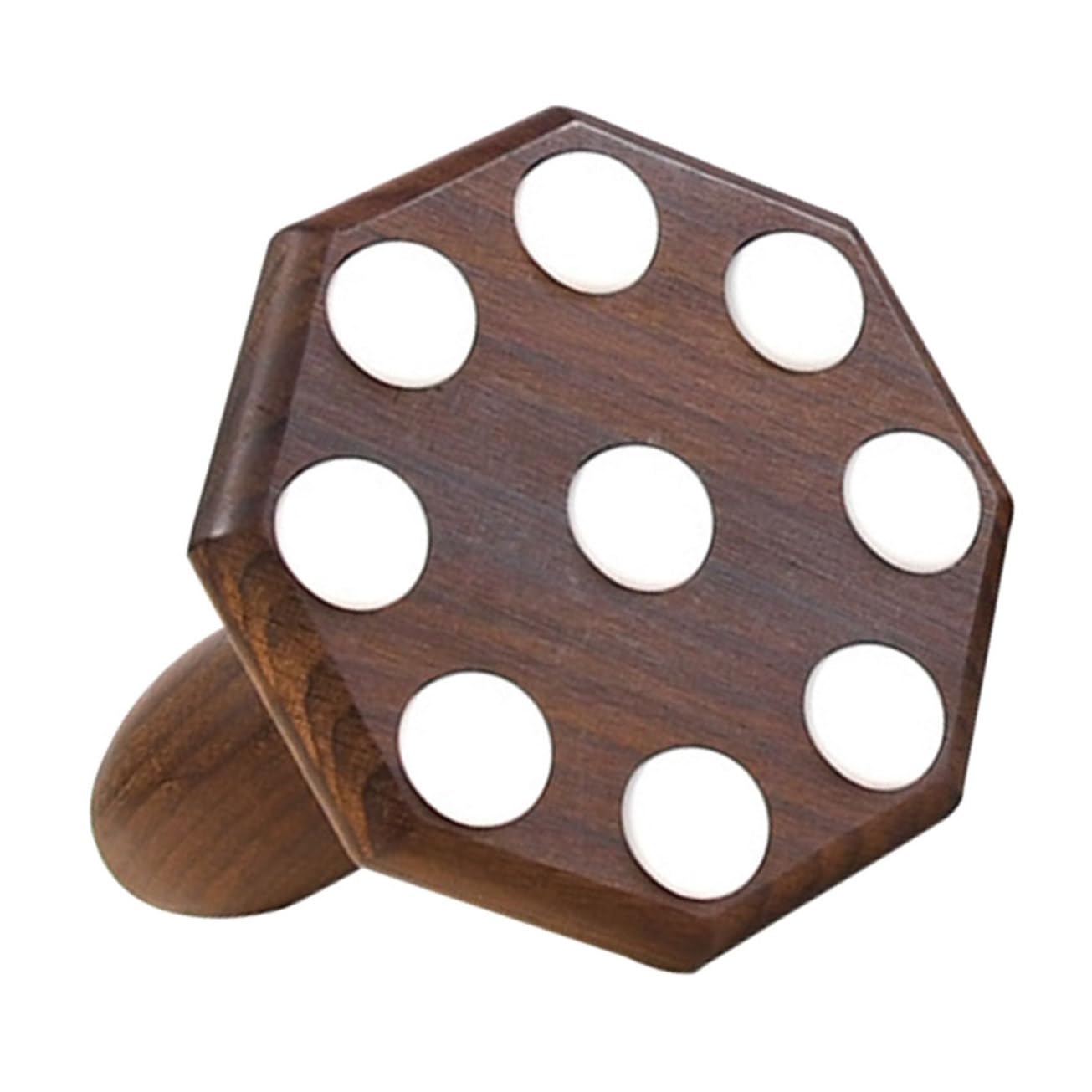 Healvian 2 Piezas Masajeador De Bolas De Rodillos Dispositivo Cepillo Para El Cuerpo Rodillo De Masaje Masajeadores Herramienta De Masaje De Punto Gatillo Equipo Cara De Vapor Madera