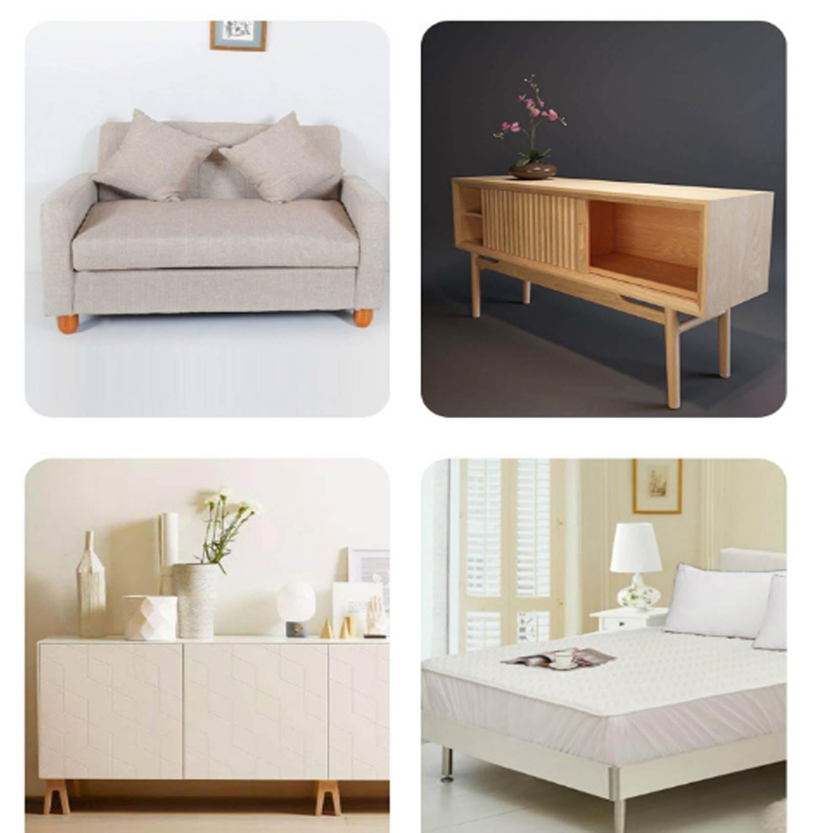 Paquete de 4 patas de sofá de madera cónicas M8 negras – 25 cm de altura de repuesto para piel, cama Slish y patas de TV, diseño moderno, mejora la decoración de tu hogar