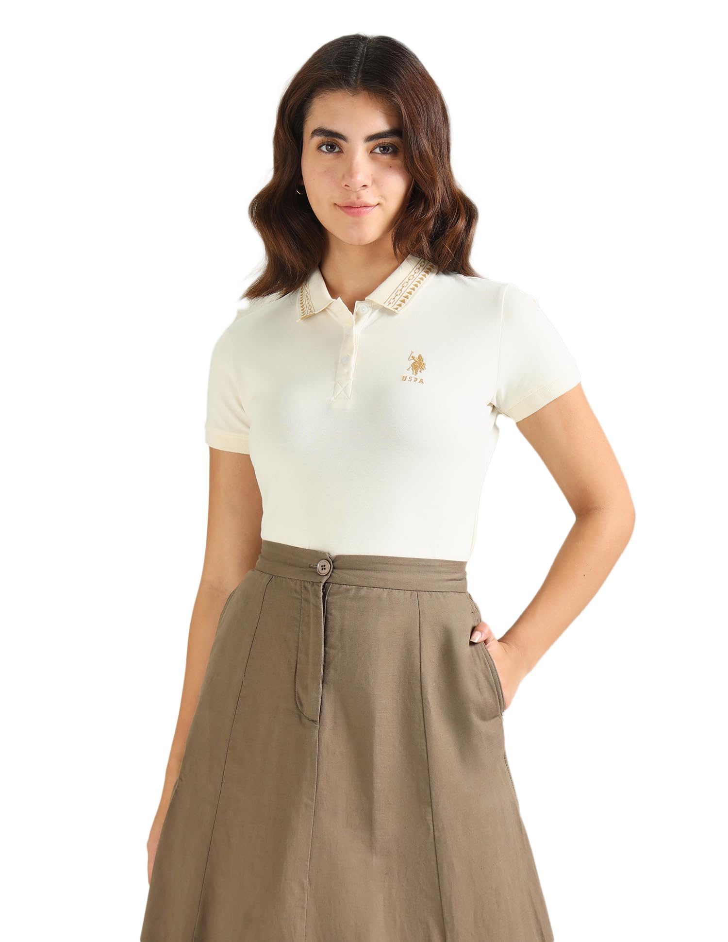 u.s. polo assn. Women's Cotton Regular Fit Shirt-picture-31