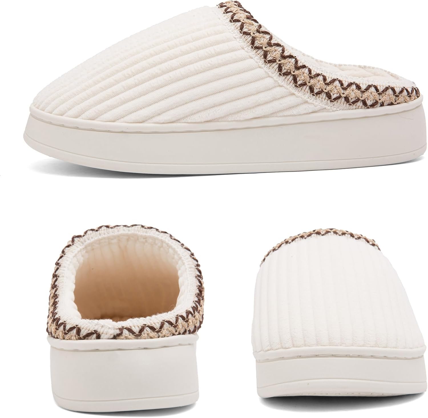 Memory Foam Slippers for Women and Men Indoor outdoor House Shoes