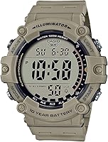 Casio AE1500WH Illuminator Men's Digital Watch: 10-Year Battery, LED Backlight, 5 Alarms, 100m Water Resistant, Stopwatch