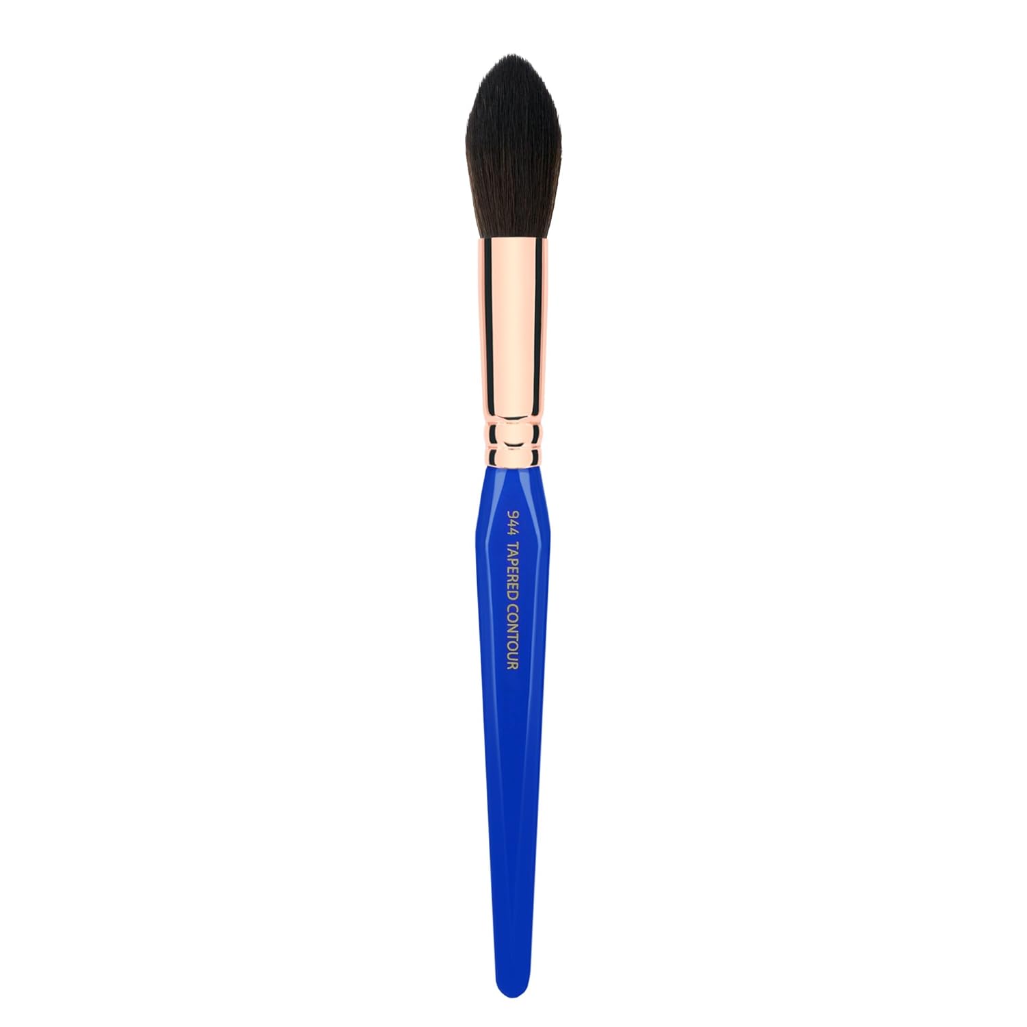 Bdellium Tools Professional Makeup Brush - Golden Triangle 944 Tapered Contour - With All Vegan and Soft Synthetic Fibers, For Adding Dimension (Blue, 1pc)