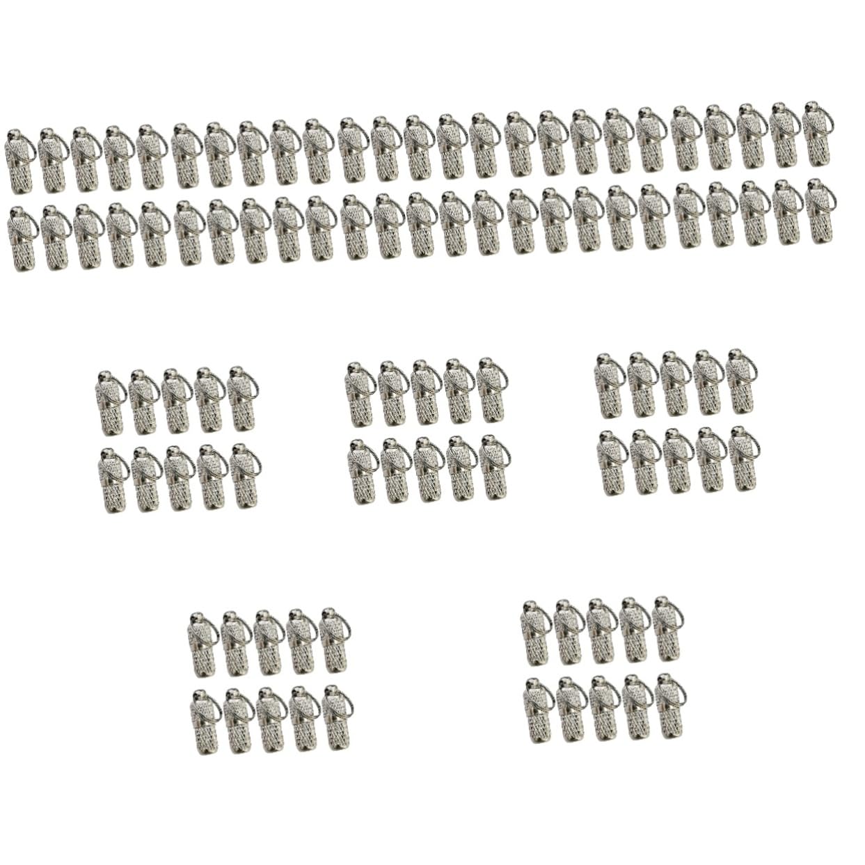 POPETPOP 100 Piezas colgante colgante anti-perdida mascota etiquetas de gato para collares suministros de mascotas placa de identidad animal botella de almacenamiento gato mascota Ornamento