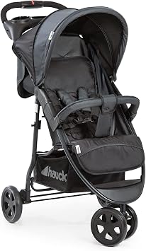 hauck Poussette Citi Neo II Noir, dès naissance à 22 kg, pliable une main, 7,3 kg