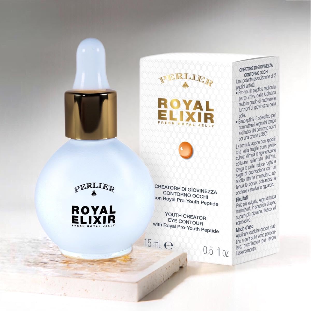 Perlier Royal Elixir Youth Creator Eye Contour With Royal Pro-Youth Peptide 15ml / 0.5 floz