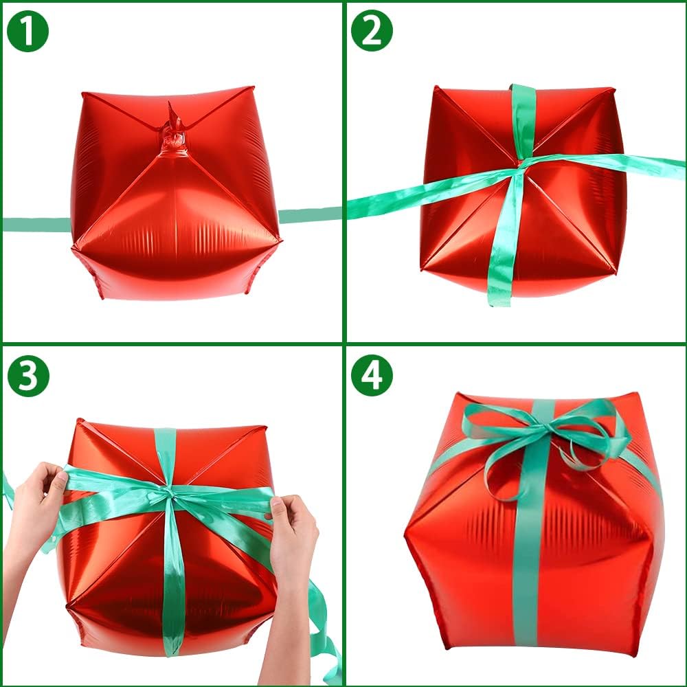 JOLCEEY 28pcs Candy Cane Balloons, Christmas Foil Sweet Inflatable Lollipop Balloons for Christmas Balloon Arch Party Decorations - Image 4