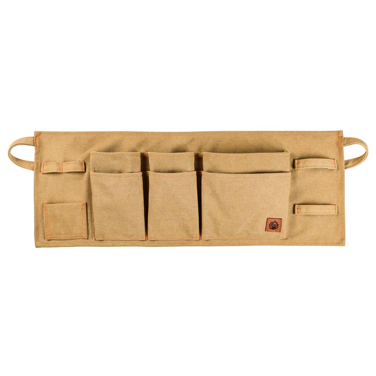 MAKALU Delantal de carpintería para camping, con correas para el hombro, delantal de lona